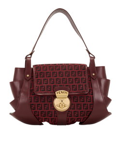 Tuc Hobo, Canvas/Leather, Burgundy, LIA048, DB, 2*